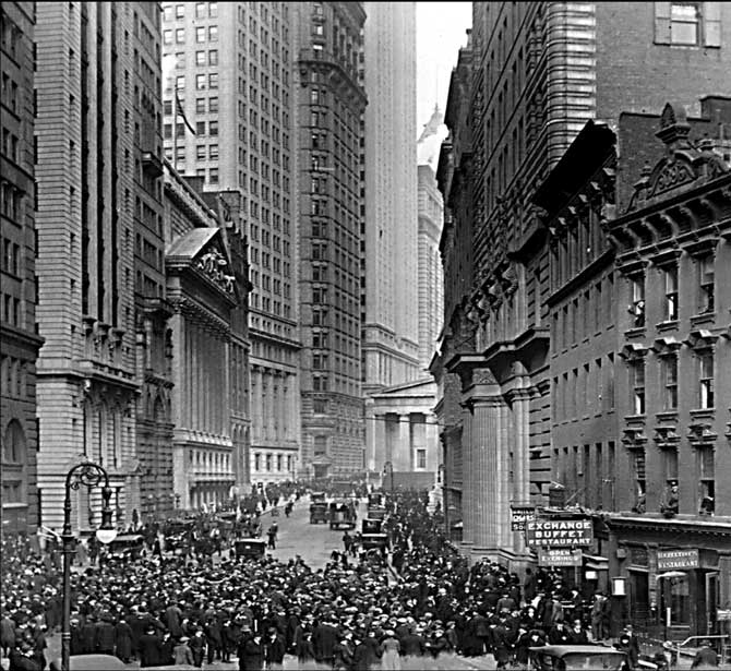 the wall street stock market crash