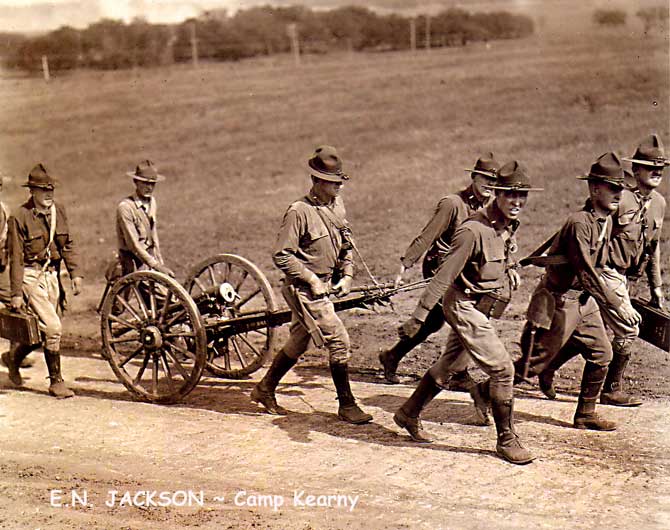 Light artillery on the move