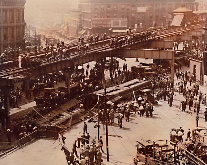 L Train derailed