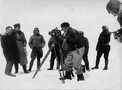 Cameraman films scene