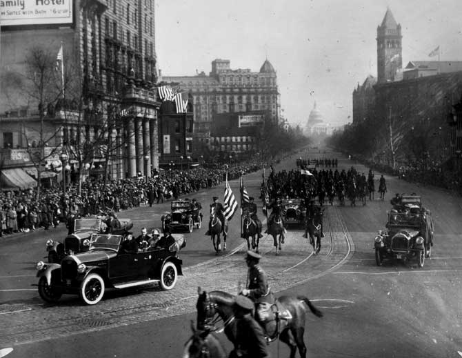 Calvin Coolidge after oath